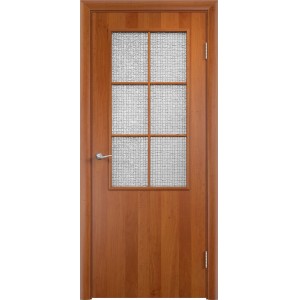 Дверь усиленная Ламинированная ДУ 56 армированное стекло
