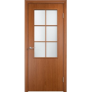 Дверь усиленная Ламинатин (CPL) ДУ 56 стекло сатинато