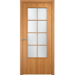 Дверь усиленная Ламинатин (CPL) ДУ 57 стекло сатинато