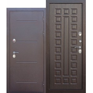 Дверь металлическая 11 см ISOTERMA медный антик Венге