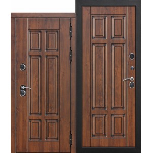 Дверь металлическая 13 см ISOTERMA МДФ/МДФ Винорит грецкий орех