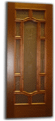 Дверь шпонированная филенчатая 55F